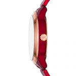 Michael Kors Women's Runway Quartz Watch with Stainless-Steel-Plated Strap, red