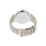 Kate Spade Women's Metro Analog-Quartz Watch with Leather Calfskin Strap, Grey