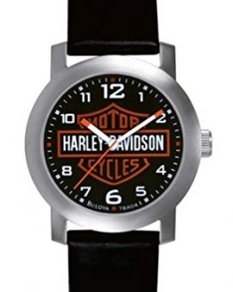 Harley Davidson Bulova Mens's Bar & Shield Logo Watch. Tried