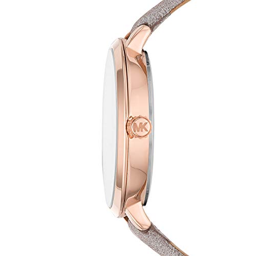 Michael Kors Women's Charley Rose Gold Leather Watch MK2794 1 Michael Kors Women's Charley Rose Gold Leather Watch MK2794