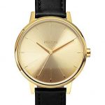 NIXON Kensington Leather A108 - Gold - 50m Water Resistant Women's Analog Classic Watch (37mm Watch Face, 16mm Leather Band)