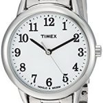 Timex Women's TW2R23700 Easy Reader Silver-Tone/White Stainless Steel Bracelet Watch