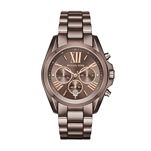 Michael Kors Womens Bradshaw Quartz Chronograph Stainless Steel Bracelet Watch,Brown-MK6247 Michael Kors Womens Bradshaw Quartz Chronograph Stainless Steel Bracelet Watch,Brown-MK6247