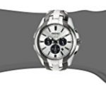 Seiko Men's Solar Chronograph Japanese-Quartz Watch with Two-Tone-Stainless-Steel Strap