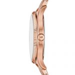 Michael Kors Women's Lexington Quartz Watch with Stainless-Steel-Plated Strap, Rose Gold