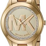 Michael Kors Women's Mini Slim Runway Gold Watch MK3477