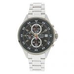 Seiko Men's SKS633 Silver Stainless-Steel Japanese Chronograph Sport Watch
