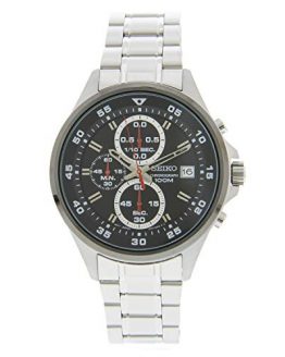 Seiko Men's SKS633 Silver Stainless-Steel Japanese Chronograph Sport Watch