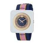 Tory Burch Women's The Izzie Watch, 36mm, Navy/Gold/Ivory, One Size