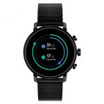 Movado Connect 2.0 Unisex Powered with Wear OS by Google Stainless Steel and Ionic Plated Black Steel Smartwatch, Color: Black (Model: 3660034)