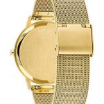 Movado FACE, Gold Ion-Plated Stainless Steel Case, Mesh Bracelet, Optic White Dial, Women, 3640015