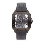 Cartier Santos Mechanical (Hand-Winding) Skeletonized Dial Mens Watch
