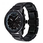 Movado Men's BOLD Sport Chronograph Black PVD Watch with a Printed Index Dial, Black (Model 3600514)