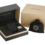 Elegance with Versace Women's V-Helix Analog Black Watch | Timeless Beauty in Motion