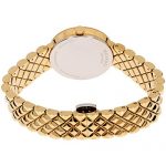 Movado Sapphire Quartz Movement Gold Dial Ladies Watch 0607107
