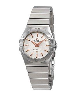 Omega Constellation White Opaline-Silvery Dial Ladies Watch 123.10.27.60.02.004