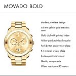 Movado Men's BOLD Large Metals Chronograph Watch with a Printed Index Dial