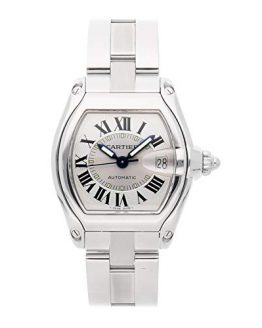 Cartier Roadster Mechanical (Automatic) Silver Dial Mens Watch