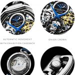 Stührling Original Mens Skeleton Watch Dial Automatic Watch