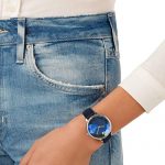 SWAROVSKI Crystal Authentic Crystal Lake Watch, Leather Strap