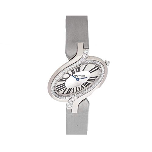 Cartier Delices Quartz (Battery) Silver Dial Womens Watch WG800018 (Certified Pre-Owned) Cartier Delices Quartz (Battery) Silver Dial Womens Watch