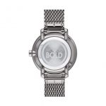 Movado Bold, Ionic Plated Grey Steel Case, Grey Dial, Grey Steel Mesh Bracelet, Women, 3600581