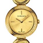 Versace Medusa Stud Icon Ladies Gold-Tone Stainless Steel Watch
