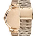 Movado FACE, Carnation Gold Stainless Steel Case, Pink Dial, Mesh Bracelet, Women, 3640016