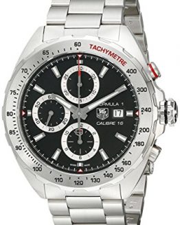 TAG Heuer Men's Analog Display Swiss Automatic Silver Watch