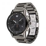 Movado Men's Museum Sport Chronograph Watch with a Printed Index Dial, Grey/Black (0607291)