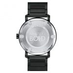 Movado Bold, Ionic Plated Black Steel Case, Black Dial, Black Steel Bracelet, Men, 3600538