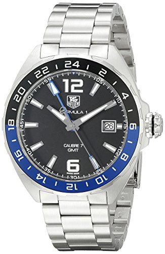 TAG Heuer Men's WAZ211A.BA0875 Formula 1 Analog Display Swiss Automatic Silver Watch TAG Heuer Men's Formula 1 Analog Display Swiss Automatic Silver Watch