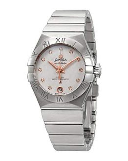 Omega Constellation Automatic Diamond Silver Dial Ladies Watch 127.10.27.20.52.001