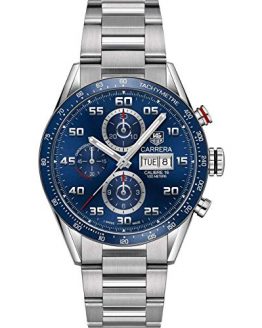 TAG Heuer Carrera Calibre 16 Automatic Chronograph Blue Dial Men's Watch