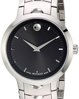 Movado Men's Swiss Quartz Stainless Steel Watch, Color: Silver-Toned (Model: 0607041)