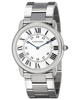 Cartier Ladies Silver-Tone Stainless Steel Watch