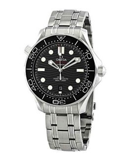 Omega Seamaster Black Dial Men's Diver Watch