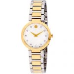 Movado Modern Classic Quartz Movement Mother Of Pearl Dial Ladies Watch 607103