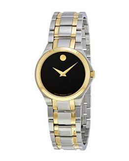 Movado Collection Black Dial Ladies Watch 0606897