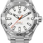 Tag Heuer Aquaracer White Dial Automatic Mens Stainless Steel Watch