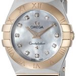 Omega Women's Constellation Analog Display Swiss Quartz Silver Watch