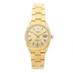 Rolex Oyster Perpetual Mechanical (Automatic) Champagne Dial Mens Watch 15505 (Certified Pre-Owned)