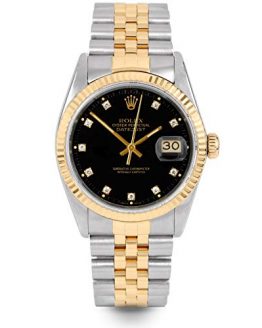 Rolex Datejust Swiss-Automatic Male Watch 16013 (Certified Pre-Owned)