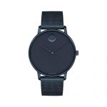 Movado FACE, Navy Ion-Plated Stainless Steel Case, Navy Dial