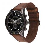 Movado Men's Heritage Chronograph Watch with a Printed Index Dial