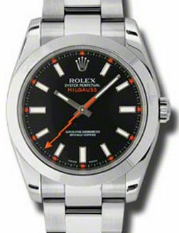 Rolex Milgauss Black Dial 40mm Men's Watch 116400-BLKSDO