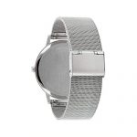 Movado FACE Stainless Steel Case, Mesh Bracelet, Optic White Dial, Men, 3640006