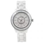 Dior VIII Diamond Automatic White Ceramic and Stainless Steel Ladies