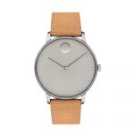 Movado FACE, Grey Ion-Plated Stainless Steel Case, Grey Dial
