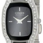 Citizen Women's Eco-Drive Normandie Stainless Steel and Black Watch
